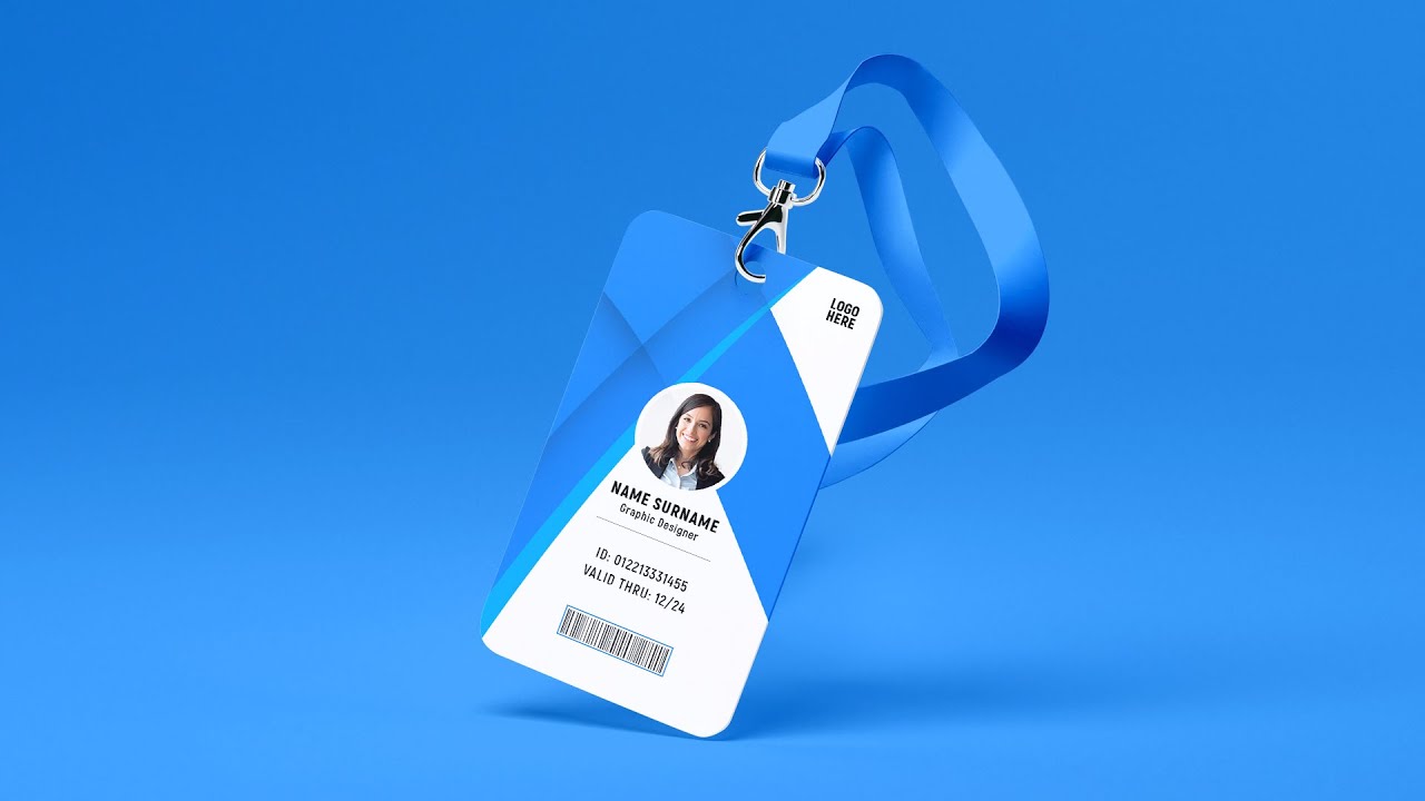 ID Card Design in Tutorial How To Design Professional