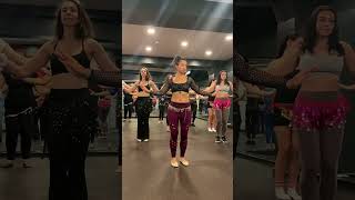 Belly Dance Shimmy In Full Effect
