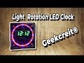 How to assemble Geekcreit Light Control Rotation LED Electronic Clock DIY