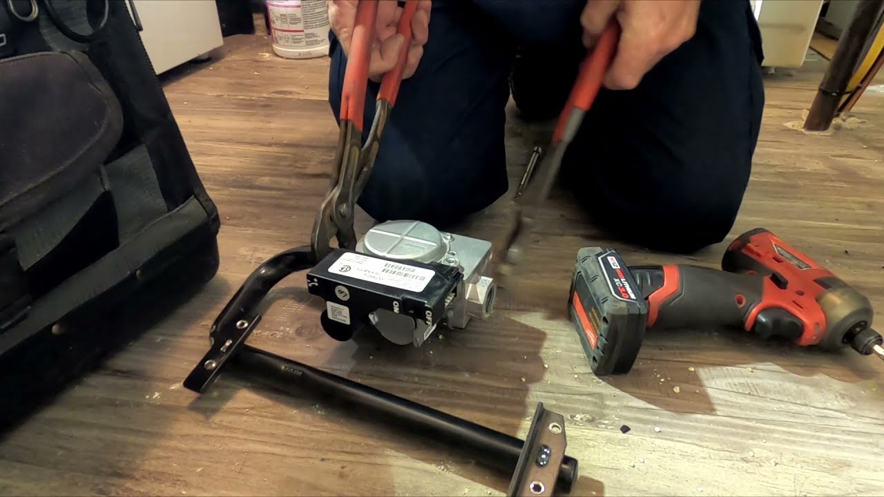 Carrier 59MN7A080 Gas Valve And LP Kit Replacement - YouTube