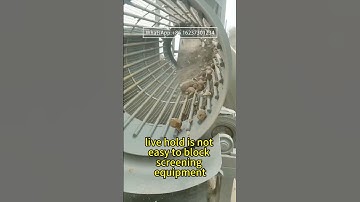 Shafeless drum screen is a new type of screening equipment#manufactory #crusher #pulverizer