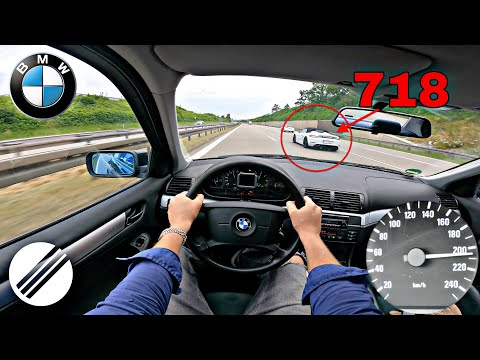 BMW E46 318i TOP SPEED DRIVE ON GERMAN AUTOBAHN 🏎