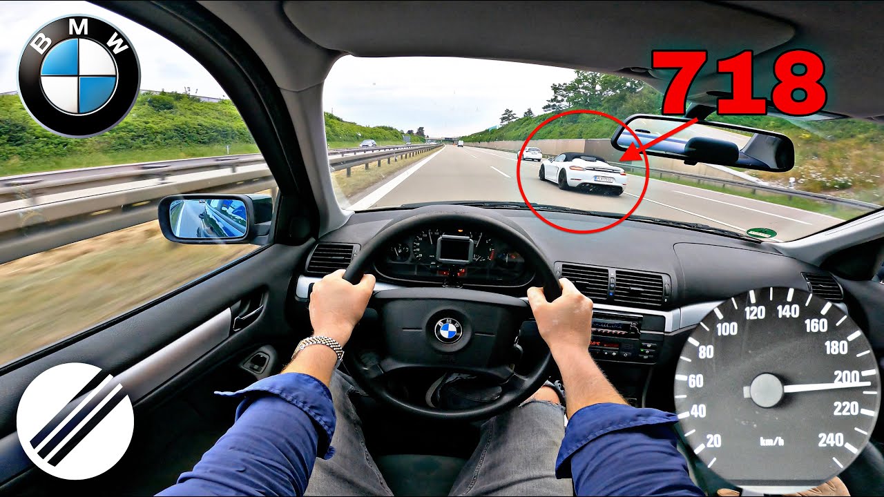 Demontere Størrelse bh BMW E46 318i TOP SPEED DRIVE ON GERMAN AUTOBAHN 🏎 - YouTube