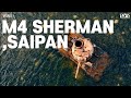 사이판 해변에 80년간 침수된 전차 /M4 Sherman in Saipan [ridereye]