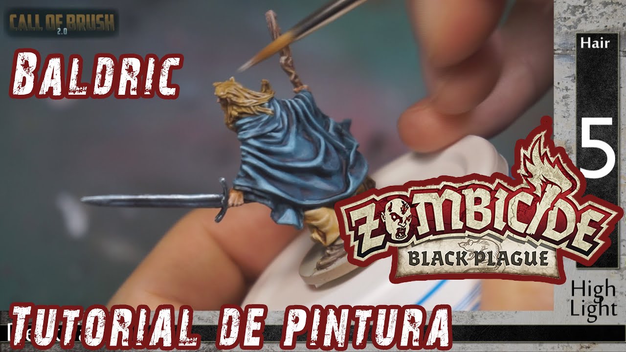 Zombicide Black Plague tutorial de pintura: Baldric