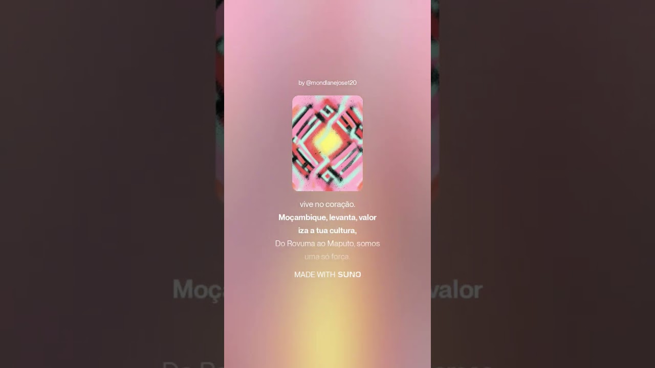 por favor Moçambique valorizem a nossa cultura esta é minha nova música