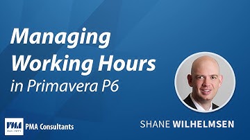 Managing Working Hours in Primavera P6
