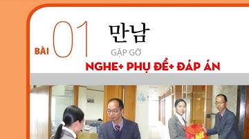 TIẾNG HÀN TỔNG HỢP SƠ CẤP 2_ BÀI 1: 만남( GẶP GỠ) có phụ đề+đáp án đi kèm #luyennghetiengHan