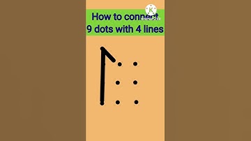 9 dots with 4 lines