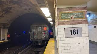 NYCT: (1) Trains at 181st Street; reopening of the 181st Street station