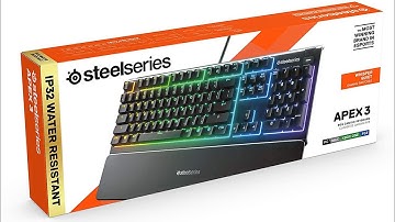 Unboxing steelseries APEX 3