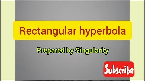 Rectangular hyperbola in engineering drawing