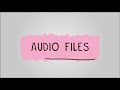 Audio files  r093 creative imedia in the media industry