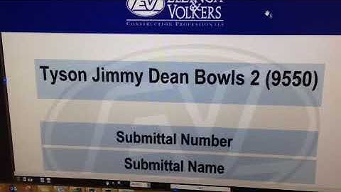 Smart Submittal Template