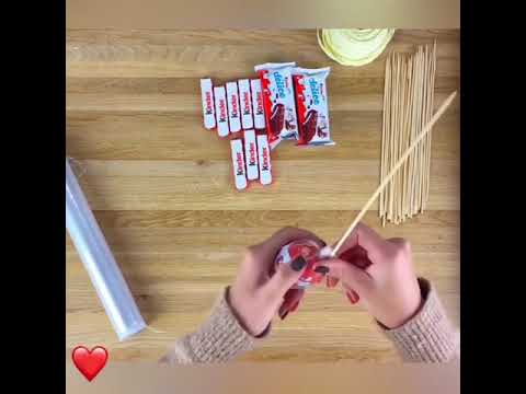 Как сделать сладкий букет из kinder