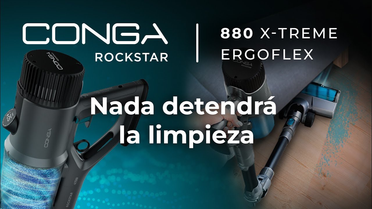 The revolutionary Conga Rockstar Advance Ergoflex: the smart vacuum cleaner  that will revolutionize the cleaning of your home 