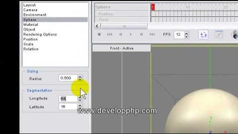 How to create spinning 3d globe earth in Swift3D for use in video or web pages