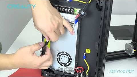 Service tutorial CR - 30 the power supply replacement