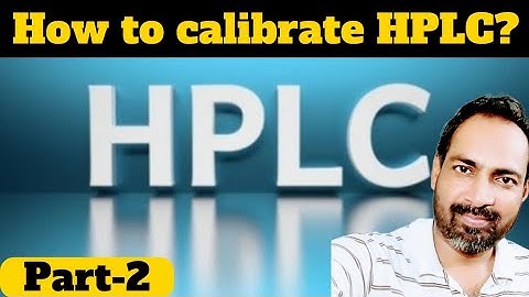 hplc calibration part 2 | method | hindi