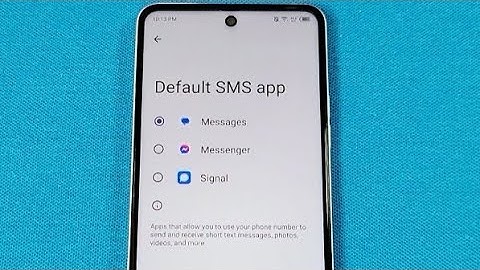 Change default SMS app Tecno Spark 10 Pro