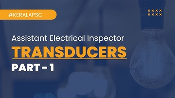 Transducers and their operating principle