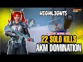 22 solo kills in conqueror lobby akm king  mraislive  bgmi highlights  bgmipubg