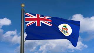 Flag of the Cayman Islands (pre 1999) @FlagFootage
