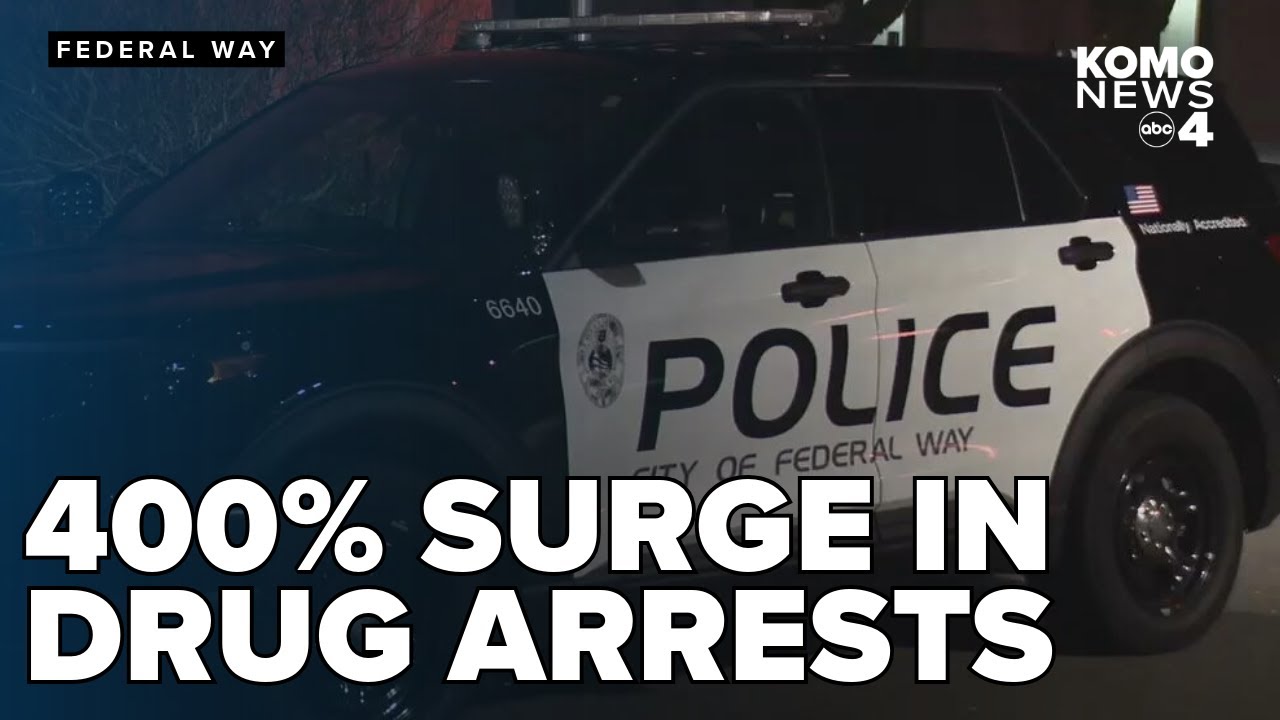 Federal Way sees 11% drop in overall crime as drug arrests surge by more than 402%