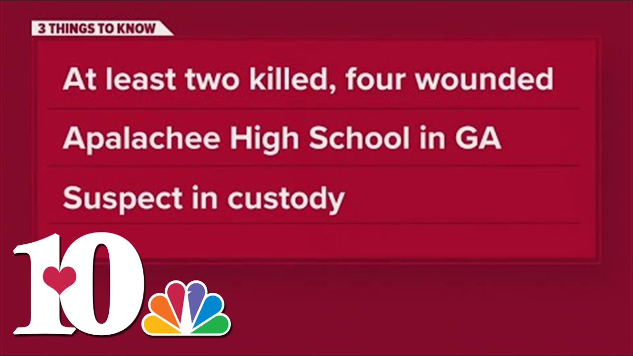 Officials: 2 killed, 4 wounded in Georgia high school shooting - YouTube
