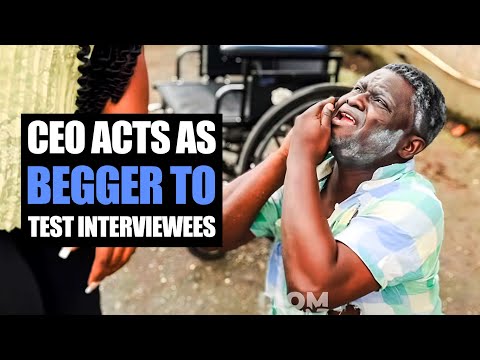 Ceo Acts As Begger To Test Interviewees | MociFamily 