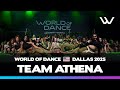 تیم آتنا مقام اول بخش تیمی دنیای رقص دالاس ۲۰۲۵ 25
