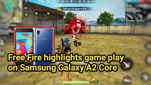 Free Fire Highlights Game play on Samsung Galaxy A2 Core 👉