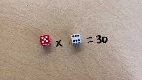 Multiplication Dice