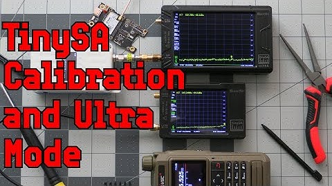 TinySA First Setup and turning on Ultra Mode