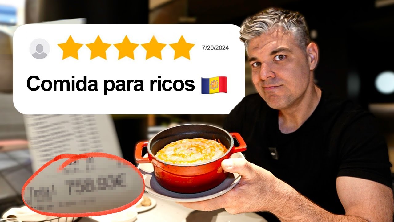 COMIENDO en EL RESTAURANTE MÁS CARO DE ANDORRA 🇦🇩 *BUENO, BONITO Y … 💰*