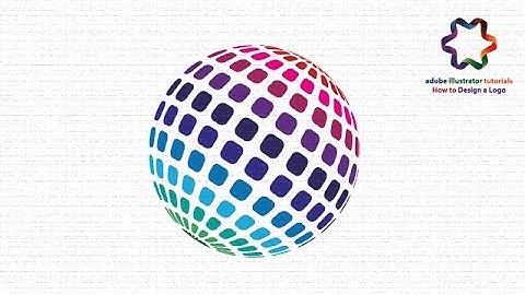 Adobe illustrator - Circle Pixel Logo Design Tutorial Using 3D Revolve Effect in illustrator