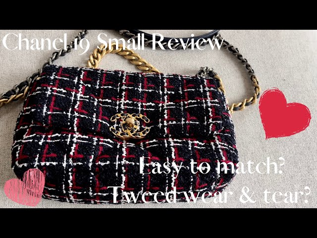 Chanel 19 Bag Review  EVERYTHING you need to know, Wear & Tear, Worth it,  Modshots, Tweed, Lambskin 