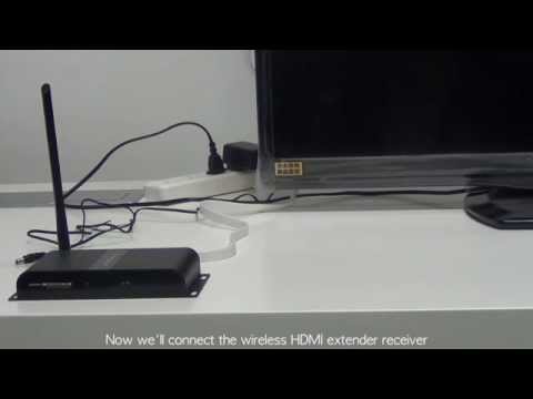 LKV388A Wireless HDbitT HDMI Extender - Tramsmit HDMI AV signal to display up to 200 m
