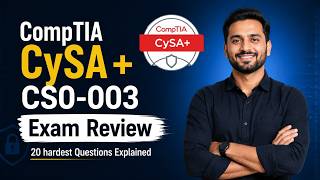 CompTIA CySA+ CS0-003 Deep Dive Review 2026 | Full Rationale Walkthrough for Every Domain #comptia