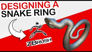 Sculpting a Snake Ring in ZBrush shorts