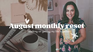 AUGUST MONTHLY RESET / GOAL PLANNING , FIRST TIME BUDGETING & BOOKS OF THE MONTH /DANIELA DIARIES