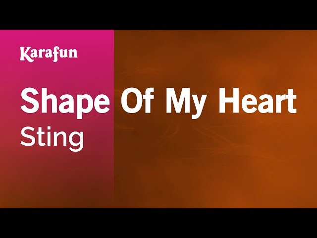 Shape of My Heart - Sting | Karaoke Version | KaraFun class=
