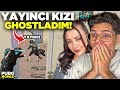 YAYINCI KIZI GHOSTLADIM! BIÇAK ATTIM - PUBG MOBİLE
