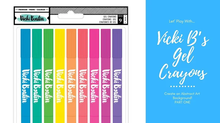 FNL- Vicki B Gel Crayons- Abstract Circle Art