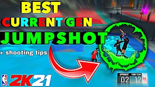 BEST JUMPSHOT NBA 2K21 CURRENT GEN along with SHOOTING TIPS to help you IMPROVE your SHOOTING