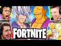 Dragon ball legends x fortnite vs nanogenix raiyuden  slaybix