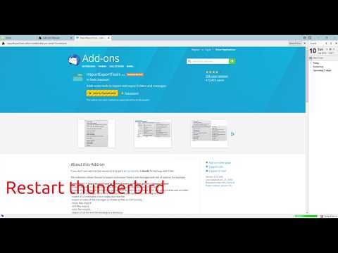 How to import MBOX in thunderbird