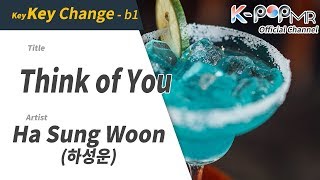 [KPOP MR 노래방] Think of You - 하성운 (b1 Ver.)ㆍThink of You - Ha Sung Woon