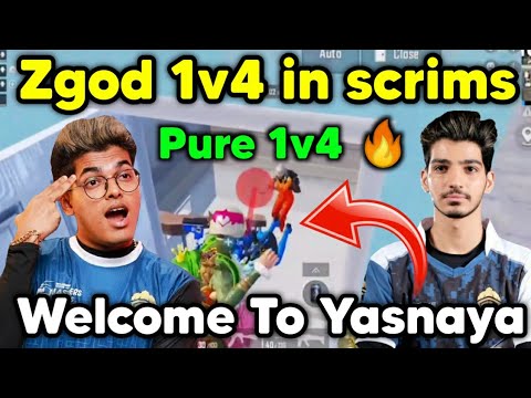 Zgod pure 1v4 in scrims 🥵 Welcome to Yasnaya 🇮🇳 - YouTube