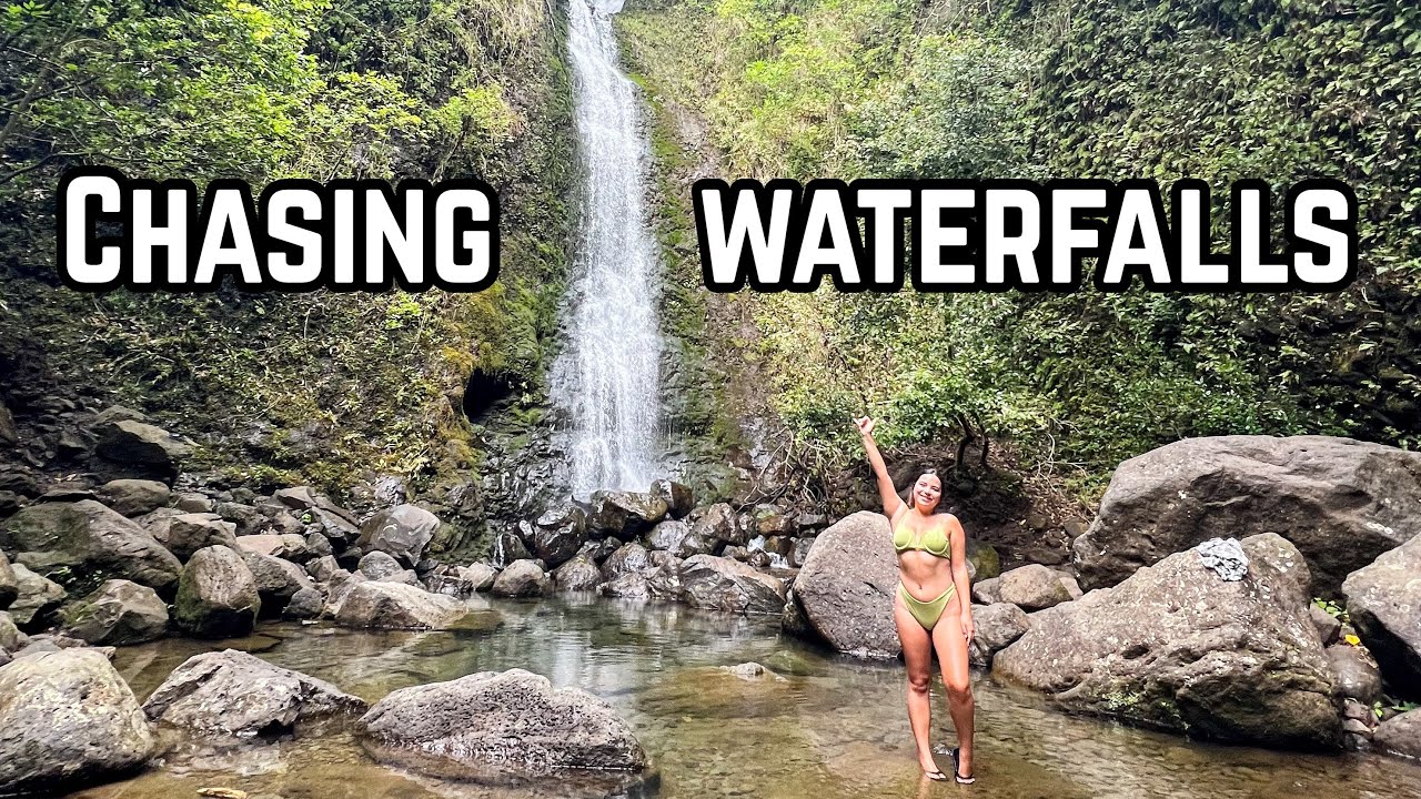 Hidden Waterfall in Oahu! Local SECRET Spot (Lulumahu Falls) | Exploring North Shore!